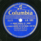 ySPՁzGB COL L.X.1591 WALTER GIESEKING MOMENT MUSICAL