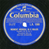 ySPՁzGB COL L.X.1588 WALTER GIESEKING MOMENT MUSICAL