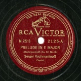 ySPՁzUS RCA M 722-5/6 Sergei Rachmaninoff PRELUDE IN E MAJOR Op.32, No.3