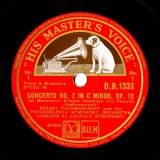 ySPՁzGB HMV D.B.1333 SERGEI RACHMANINOFF Rachmaninoff CONCERTO NO.2 IN C MINOR, OP.18 1st Movement -Allegro moderato (1st Record) / (2nd Record)