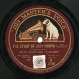 ySPՁzGB HMV B 2485 JOHN HENRY JOHN HENRY THE STORY OF LADY GODIVA (FIRST RECORD)/(SECOND RECORD)