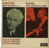 GB DECCA SXL6209 Jb`F/PeX/h BARTOK piano concerto no.3/RAVEL piano concerto