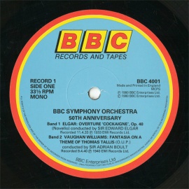 GB BBC BBC 4001 エルガー&ボールト&ブッシュ&トスカ…