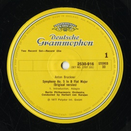 GB DGG 2707 101 ブルックナー 交響曲5番