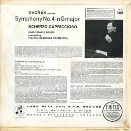 GB COL SAX2461 ジュリーニ ドヴォルザーク・交響曲8(…