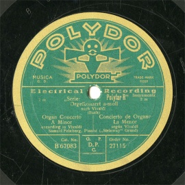 ySPՁzDE Polydor 27115 Samuel Feinberg Concierto de Organo