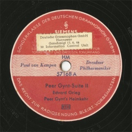 ySPՁzDE Polydor 57168 Paul van Kempen Peer Gynt-SuiteU