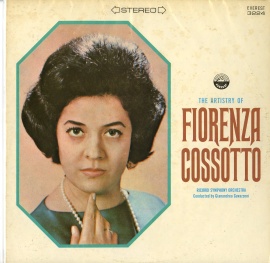 US EVEREST 3224 tBIc@ERb\bg THE ARTISTRY OF FIORENZA COSSOTTO