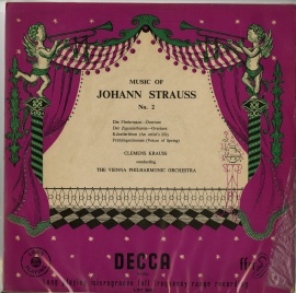 GB DECCA LXT2634 NXENEX MUSIC OF JOHANN STRAUSS No.2