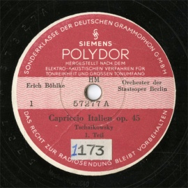 ySPՁzDE Polydor 57277 Erick Bohlke Capriccio Italien 1.Teil/2.Teil
