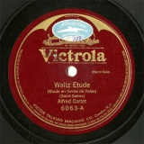 ySPՁzUS HMV 6063 Alfred Cortot Waltz Etude(Etude en forme de Valse)/Berceuse(Lullaby)