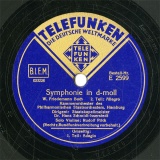 【SP盤】DE TELEFUNKEN E2599 Hans Schmidt-Isserstedt Symphonie