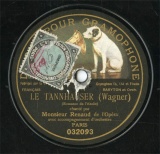 ySPՁzFR HMV 032093/032099 Monsieur Renaud&M.Maurice Renaud LE TANNHAUSER/GUILLAUME-TELL