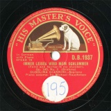 【SP盤】GB HMV D.B.1937 DOUSOLINA GIANNINI IMMER LEISER WIRD MEIN SCHLUMMER/VON EWIGER LIEBE