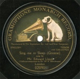 【SP盤】GB HMV 2090 Edward Lloyd Sing me to Sleep