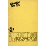 GB PYE  SUPPLEMENT JUNE1966 PYE RECORDS CATALOGUE1966 VERUY RARE BOOK