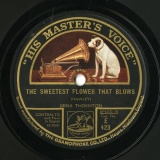【SP盤】GB HMV E 423 EDNA THORNTON HAWLEY THE SWEETEST FLOWER THAT BLOWS/C.E. HORN ON THE BANKS OF ALLAN WATER