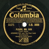 【SP盤】GB COL D.B 3006 JOHNNIE RAY AND THE FOUR LADS BROKEN HEARTED /  PLESE, MR.SUN