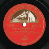 【SP盤】GB HMV D.A.1112 JOHN MCCORMACK TCHAIKOVSKY NONE BUT THE WEARY HEART / RACHMANINOFF TO THE CHILDREN
