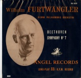 JP 東芝音楽工業(赤盤) HA5059 フルトヴェングラー/ウィーンフィル ベートーヴェン 交響曲第7番