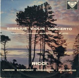 GB DEC SXL2077 リッチ&amp;フィエルスター シベリウス:ヴァイオリン協奏曲