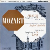 GB EMI ASD451 クーベリック モーツァルト:交響曲36番「リンツ」/38番「プラハ」