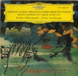DE DGG SLPM138 923 ヘルベルト・フォン・カラヤン ドビュッシー|ラヴェル「管弦楽集」