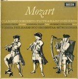 GB DEC SXL6054 プリンツ&ミュンヒンガー モーツァルト:クラリネット協奏曲/フルートとハープ協奏曲