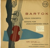 GB VOX PL9020 イヴリー・ギトリス  バルトーク「バイオリン協奏曲|無伴奏バイオリン奏鳴曲」