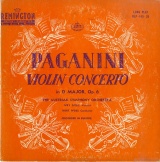US REMINGTON RLP-149-20 イヴリー・ギトリス パガニーニ:ヴァイオリン協奏曲1番