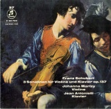 DE COL C80756 ヨハンナ・マルツィ シューベルト:ヴァイオリンとピアノのためのソナチネ1-3番