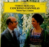 JP DGG MG2482 テレサ・ベルガンサ|ナルシソ・イエペス スペインの歌(ベルガンサ直筆サイン有)