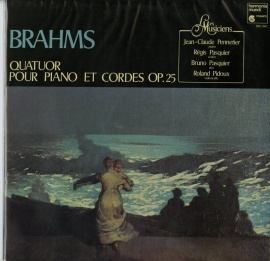 FR HM HM1062 ジャン=クロード・ペヌティエ|パスキエ四重奏団員 ブラームス「ピアノ四重奏曲op.25」