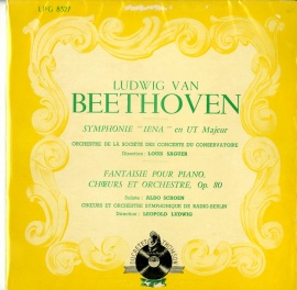 FR DUCRETET-THOMSON LPG8327 ALDO SCHOEN(P) ベートーヴェン「合唱幻想曲」