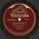 【SP盤】US HMV 6468 Harold Bauer Kamennoi Ostrow/Impromptu