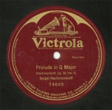 【SP盤】US HMV 74645 Sergei Rachmaninoff Prelude