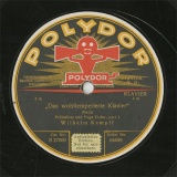 【SP盤】DE Polydor 65699 Wilhelm Kempff Das wohltemperierte Klavier