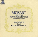 FR  ERATO  ERA9062-5 デムス&スコダ  モーツァルト・2台ピアノソナタ選集