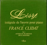 FR  VEGA  8009/12 フランス・クリダ リスト・ピアノ曲集集VOL.1