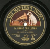 【SP盤】GB HMV D1274 FREDERIC LAMOND LA RONDE DES LUTINS/SONATA