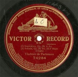 【SP盤】US HMV 74284 Vladimir de Pachmann Impromptu/Prelude