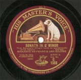 【SP盤】GB HMV C1388 MARJORIE HAYWARD&UNA BOURNE SONATA First Movement