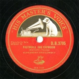 【SP盤】GB HMV D.B.3705 ALEXANDER BRAILOWSKY PASTORALE AND CAPRICCIO/RONDO A CAPRICCIO