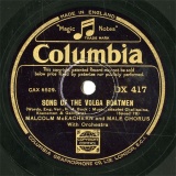 【SP盤】GB COL DX417 MALCOLM McEACHERN SONG OF THE VOLGA BOATMEN/THE MIGHTY DEEP
