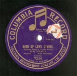 【SP盤】GB COL 7226 ELSA STRALIA BIRD OF LOVE DIVINE