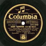 【SP盤】GB COL DX289 HARRY CHAMPION HARRY CHAMPION-OLD-TIME MEDLEY