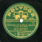 【SP盤】FR Polydor 516.640 BOROWSKY VARIATIONS EN SI-BEMOL MAJEUR