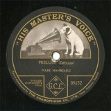 【SP盤】GB HMV 05632 MARK HAMBOURG PRELUDE