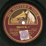 【SP盤】GB HMV C1750 MAY HARRISON&ARNOLD BAX SONATA No.1