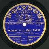 【SP盤】DE Polydor 90196 Alexandre BRAILOWSKY POLONAISE EN LA BEMOL MAJEUR